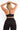 Capri bra black back view - JUV activewear