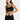 Croft Bra With Elastic Strap black - JUV Activewear