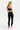 Croft Legging With Elastic Strap black back view - JUV 