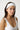 White headband in model - JUV