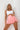 Honey skirt pink front view in model- JUV