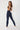 Move legging blue in model back side view - JUV