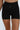 Tighty short black in model front view close up - JUV 