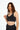 Tighty bra black in model front view - JUV