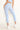 Unicorn legging light blue in model back view- JUV Activewear