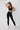 Fresh legging black front view full body - JUV